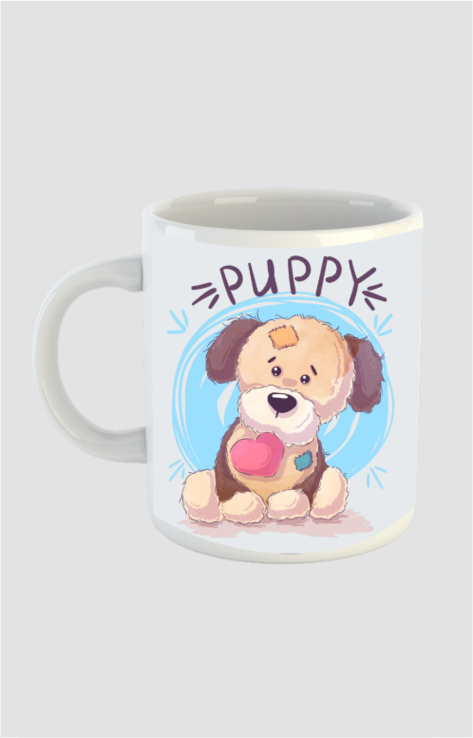 Unisex White Coffee Mug l Coffee Mug l Dog Lover Coffee Mug l Dog Printed Coffee Mug