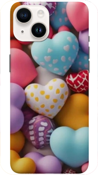 iPhone 14 White - Unisex IPHONE Sublimation Mobile Cases l Pebble Phone Case l Cool Cover l Pebble Case l Pebble Cover