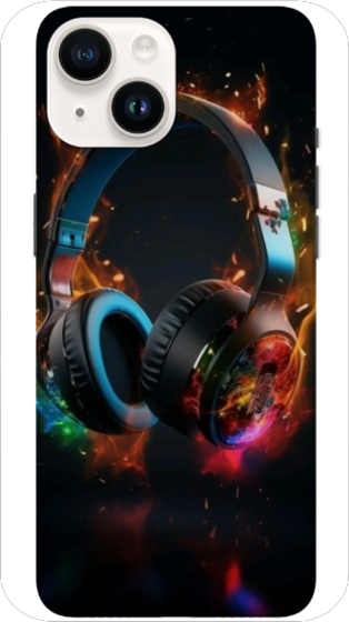 iPhone 14 White - Unisex IPHONE Sublimation Mobile Cases l Music Lover Phone Case l Cool Cover l Music Lover Case