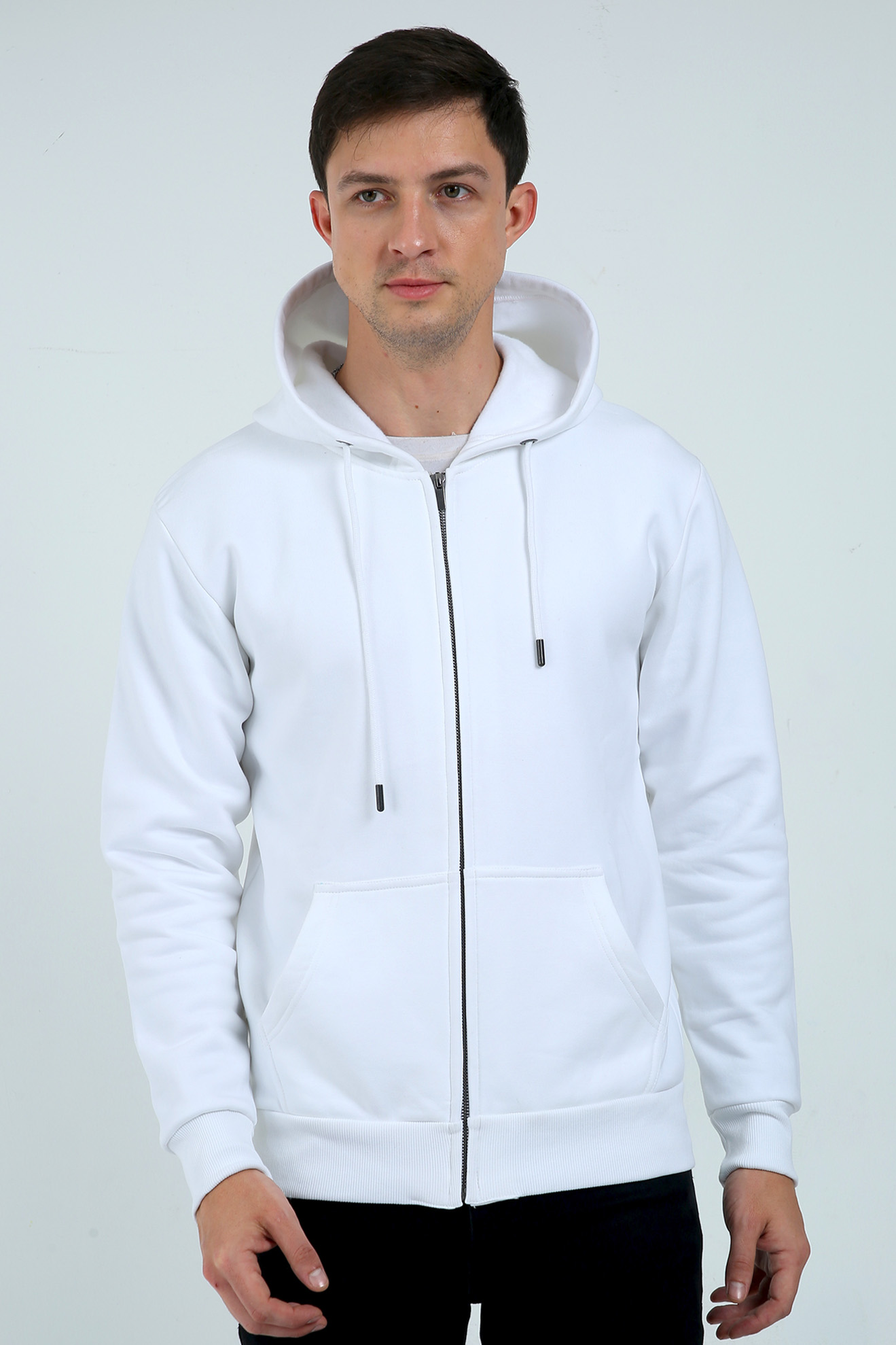 Unisex Fleece Heavyweight Zip Hoodie, 400 GSM, 90% Cotton -10% Polyester