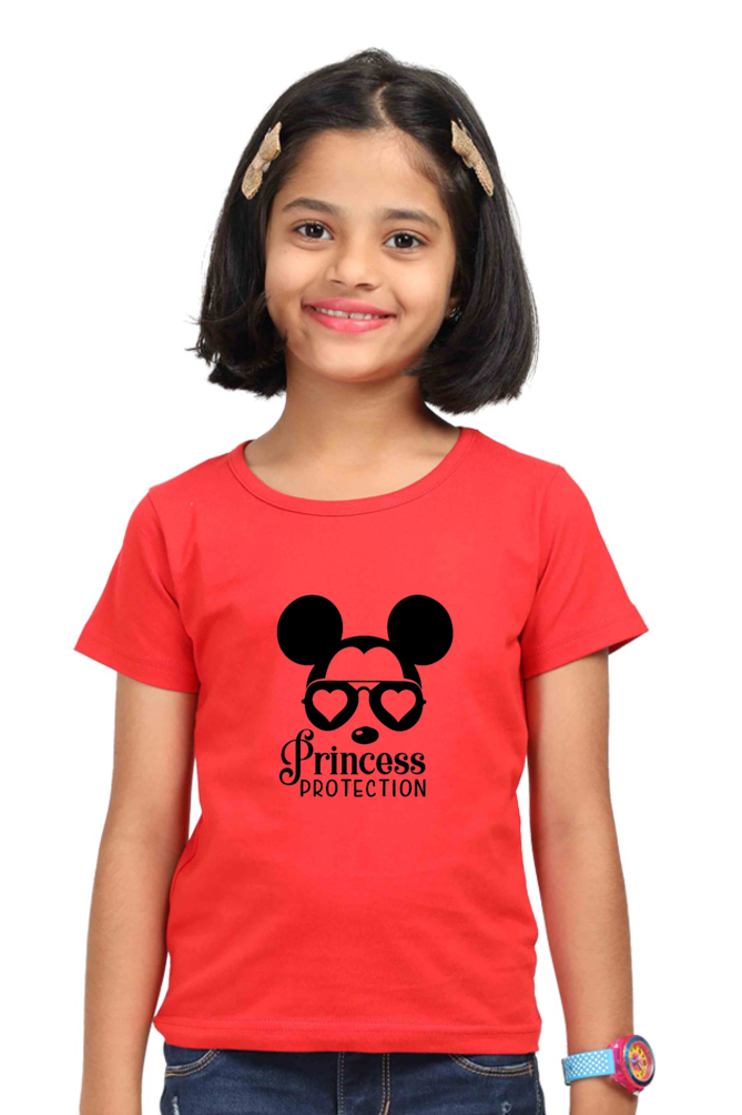 Girl's T-Shirts l Girl Kid's T-Shirts l Minnie Tshirt l 180 GSM l 100% Cotton