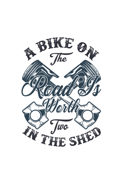 Trending Male Round Neck Half Sleeve Standard T-Shirt l Male White T-Shirt l Bike T-Shirt l Vacation Mode l 180 GSM l 100% Cotton