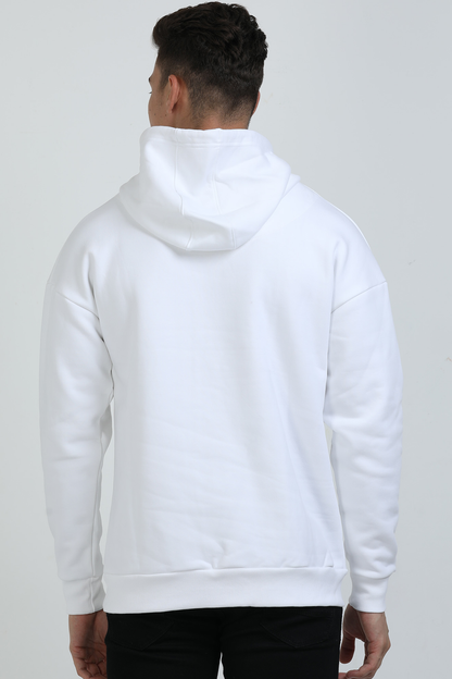 Heavyweight Oversized Printed Hooded Sweatshirt, 400 GSM, 90% Cotton -10% Polyester