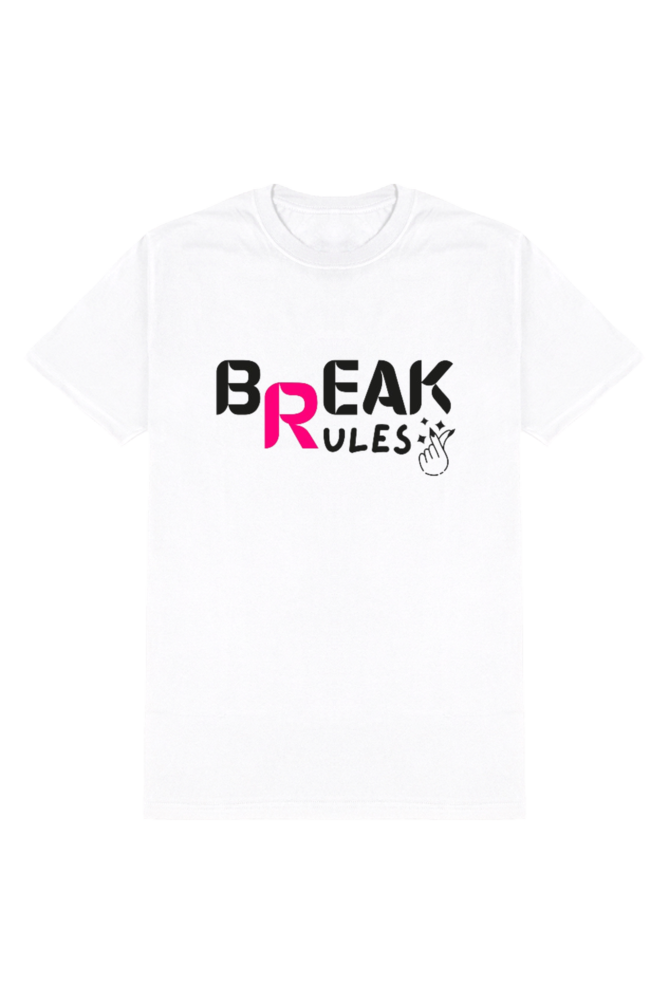 Unisex Round Neck Half Sleeve Standard - White