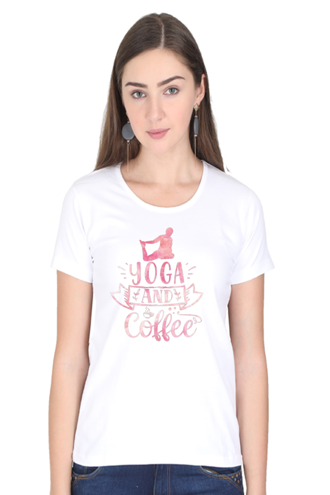 Trendy Women's Half Sleeve Tshirt l Yoga Tshirt l Cool Yoga Vibes Tshirt