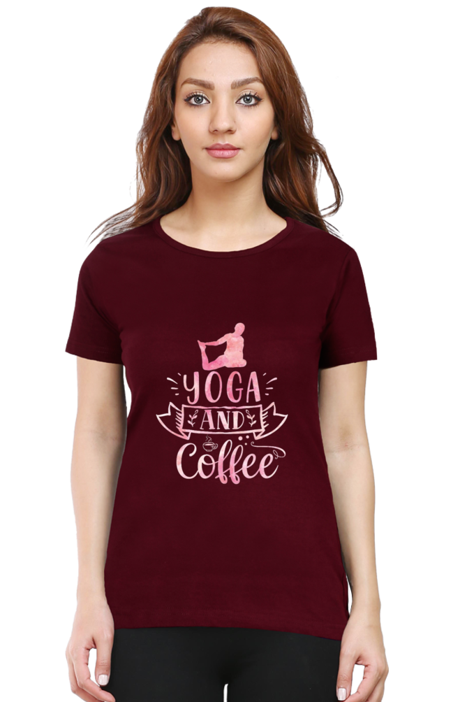 Trendy Women's Half Sleeve Tshirt l Yoga Tshirt l Cool Yoga Vibes Tshirt