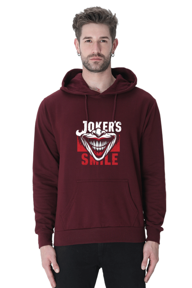 Unisex Printed Hooded Sweatshirt, 300 GSM, 100% Cotton
