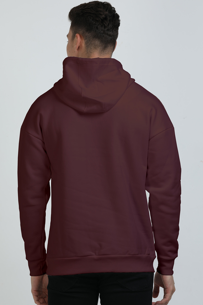 Heavyweight Oversized Printed Hooded Sweatshirt, 400 GSM, 90% Cotton -10% Polyester
