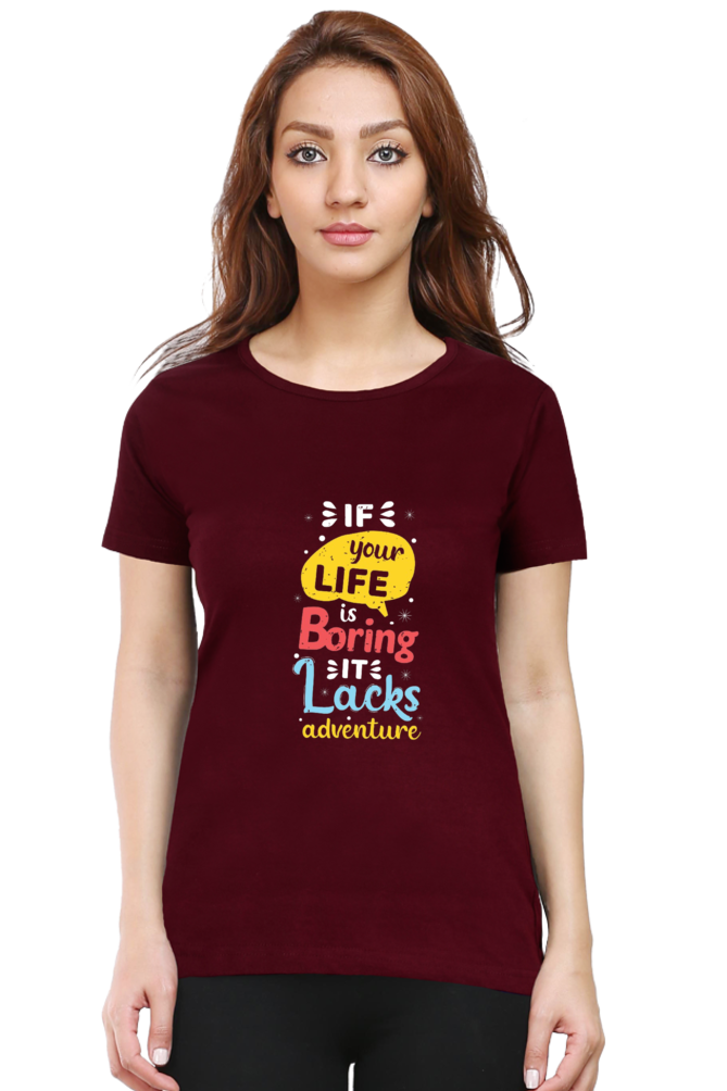 Trendy Women's Half Sleeve Tshirt l Cool Tshirt l Cool Vibes Tshirt l 180 GSM l 100% Cotton