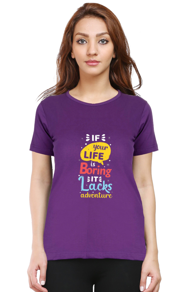Trendy Women's Half Sleeve Tshirt l Cool Tshirt l Cool Vibes Tshirt l 180 GSM l 100% Cotton