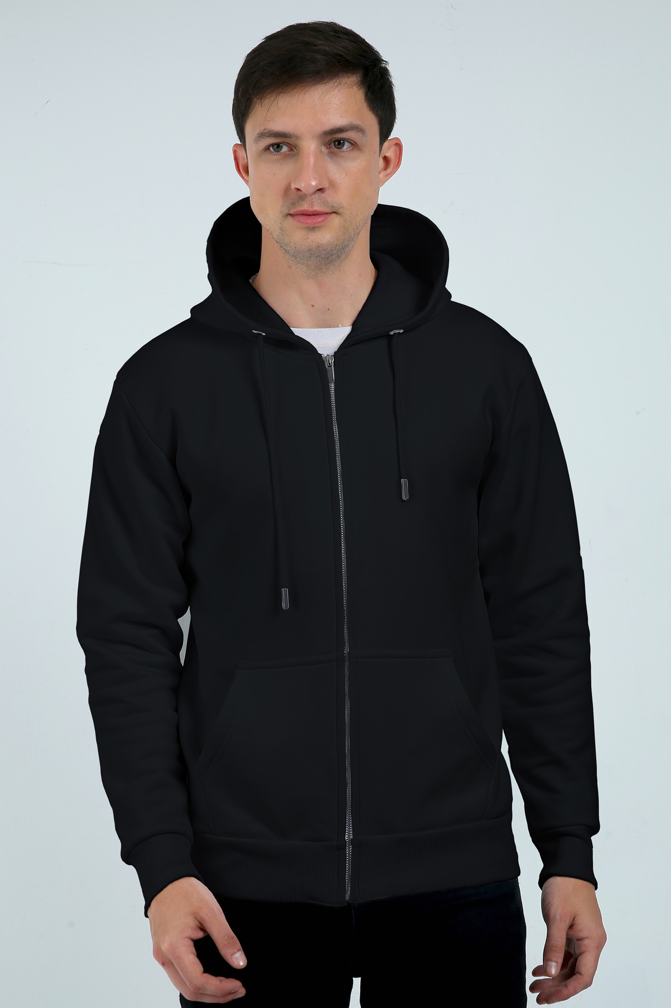 Unisex Fleece Heavyweight Zip Hoodie, 400 GSM, 90% Cotton -10% Polyester