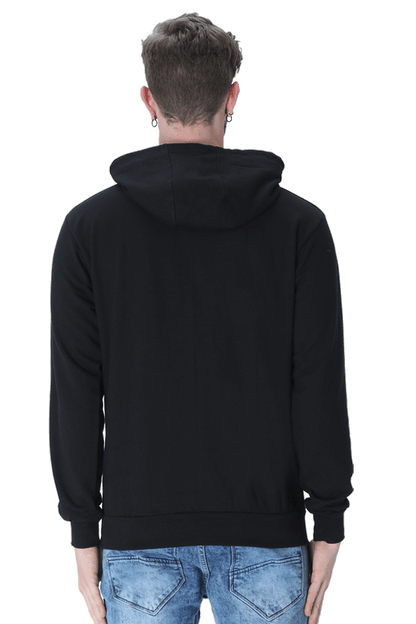 Unisex Printed Hooded Sweatshirt, 300 GSM, 100% Cotton