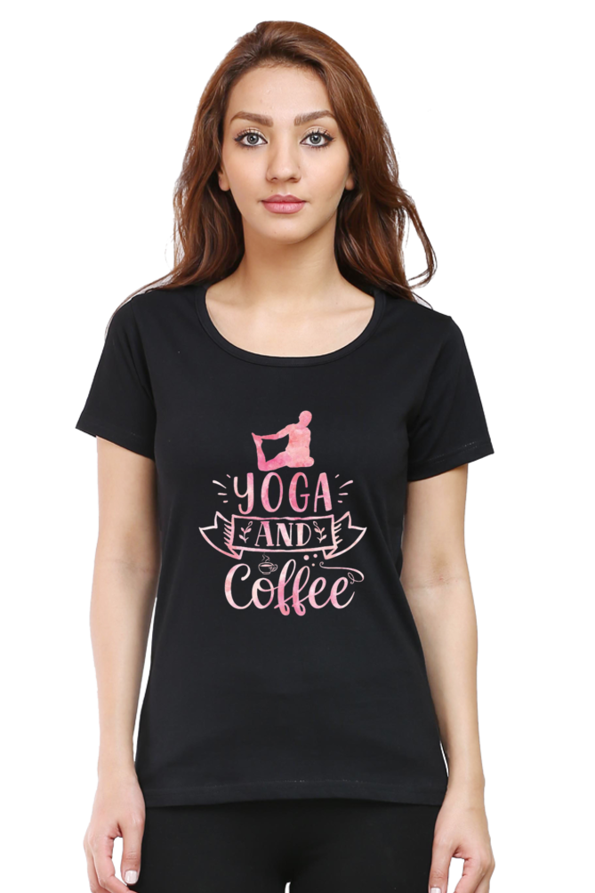 Trendy Women's Half Sleeve Tshirt l Yoga Tshirt l Cool Yoga Vibes Tshirt