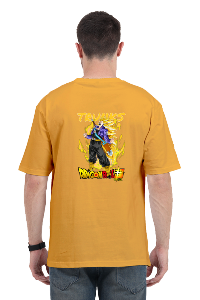 Trending Oversized Classic T-Shirt for Men l Oversized Male T-Shirt l Anime Male T-Shirt l 240 GSM l 100% Cotton l Back Design