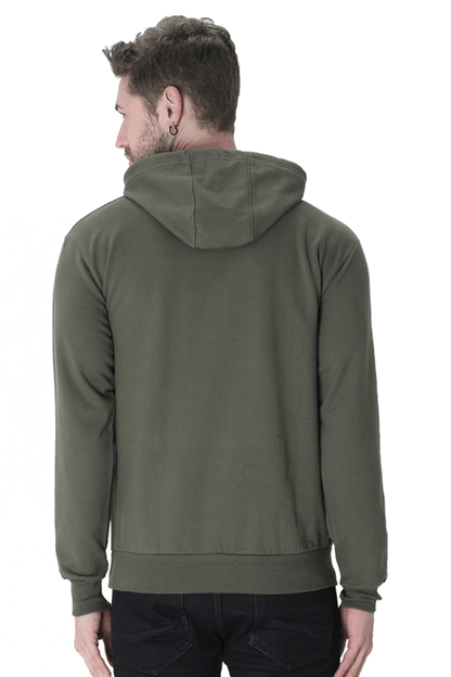 Unisex Printed Hooded Sweatshirt, 300 GSM, 100% Cotton