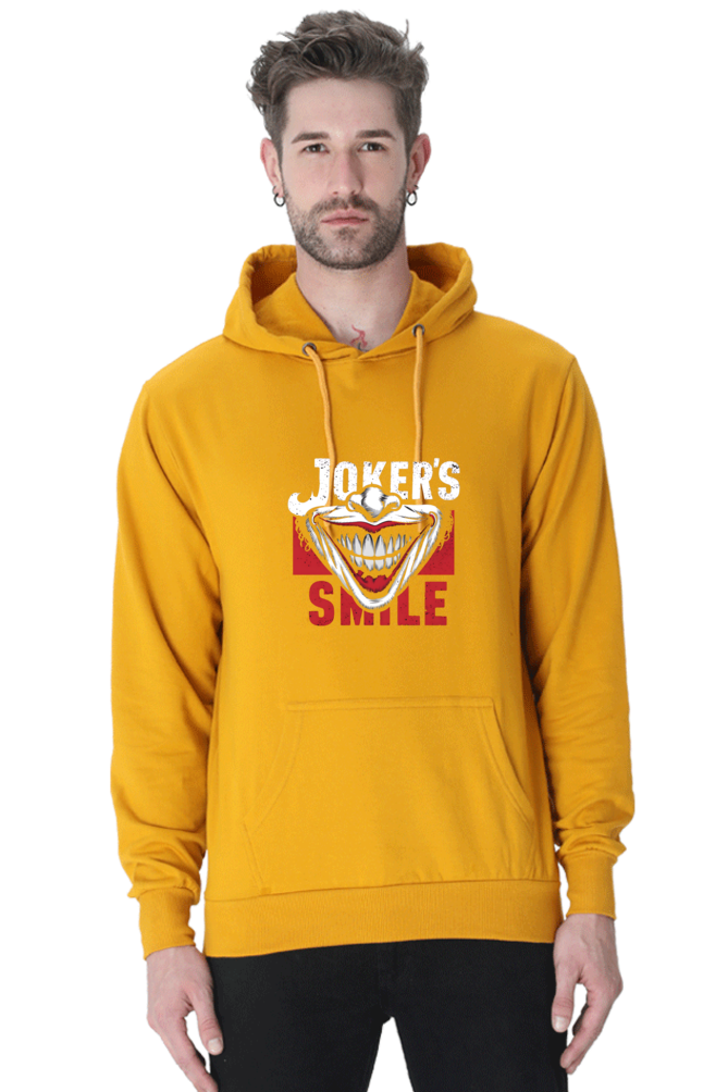 Unisex Printed Hooded Sweatshirt, 300 GSM, 100% Cotton
