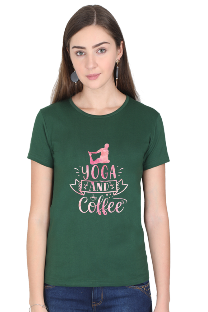 Trendy Women's Half Sleeve Tshirt l Yoga Tshirt l Cool Yoga Vibes Tshirt