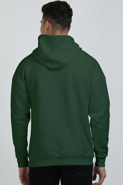 Heavyweight Oversized Printed Hooded Sweatshirt, 400 GSM, 90% Cotton -10% Polyester