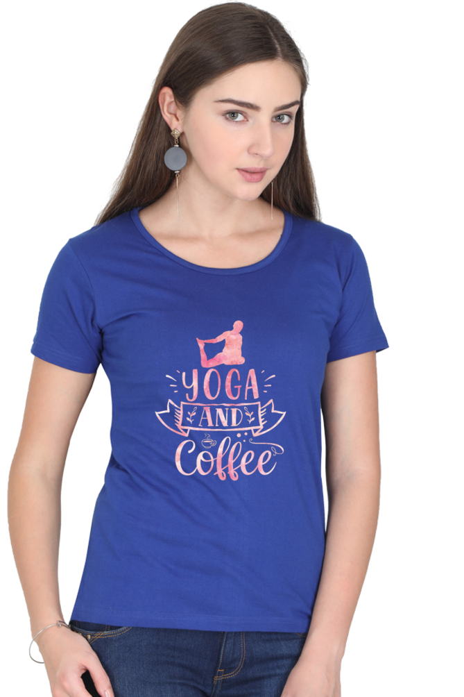 Trendy Women's Half Sleeve Tshirt l Yoga Tshirt l Cool Yoga Vibes Tshirt